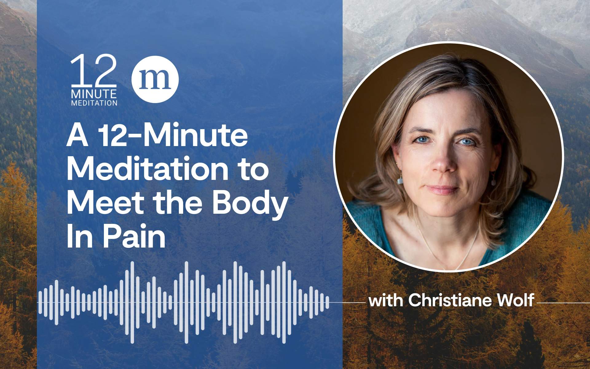 12MM Article by Christiane Wolf A 12-Minute Meditation to Meet the Body In Pain